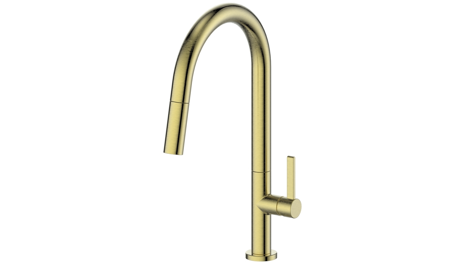Greens Luxe Pull-Down Sink Mixer - Brushed Brass