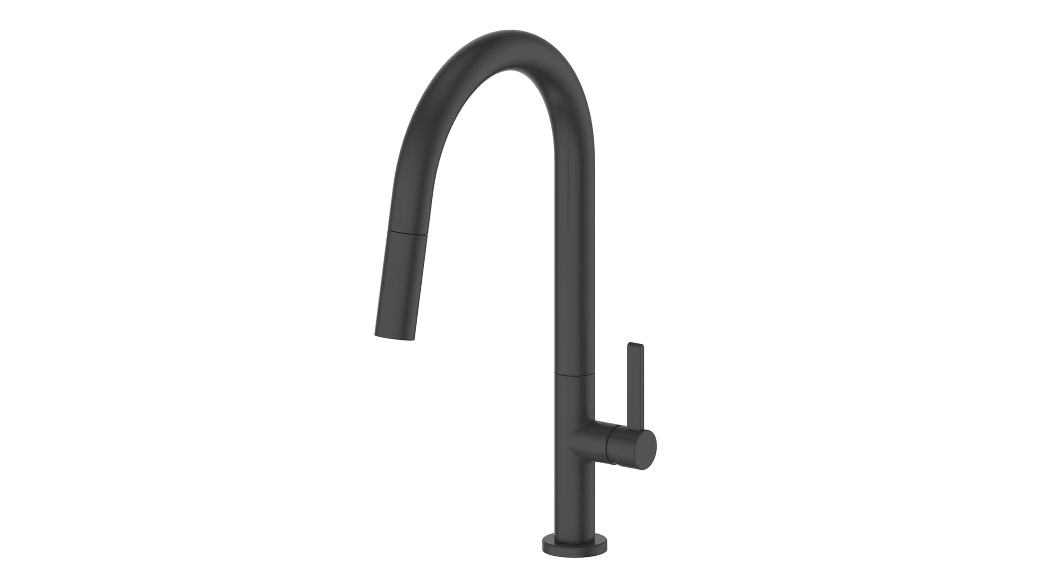 Luxe 25mm Kitchen Pull Down Sink Mixer - Matte Black
