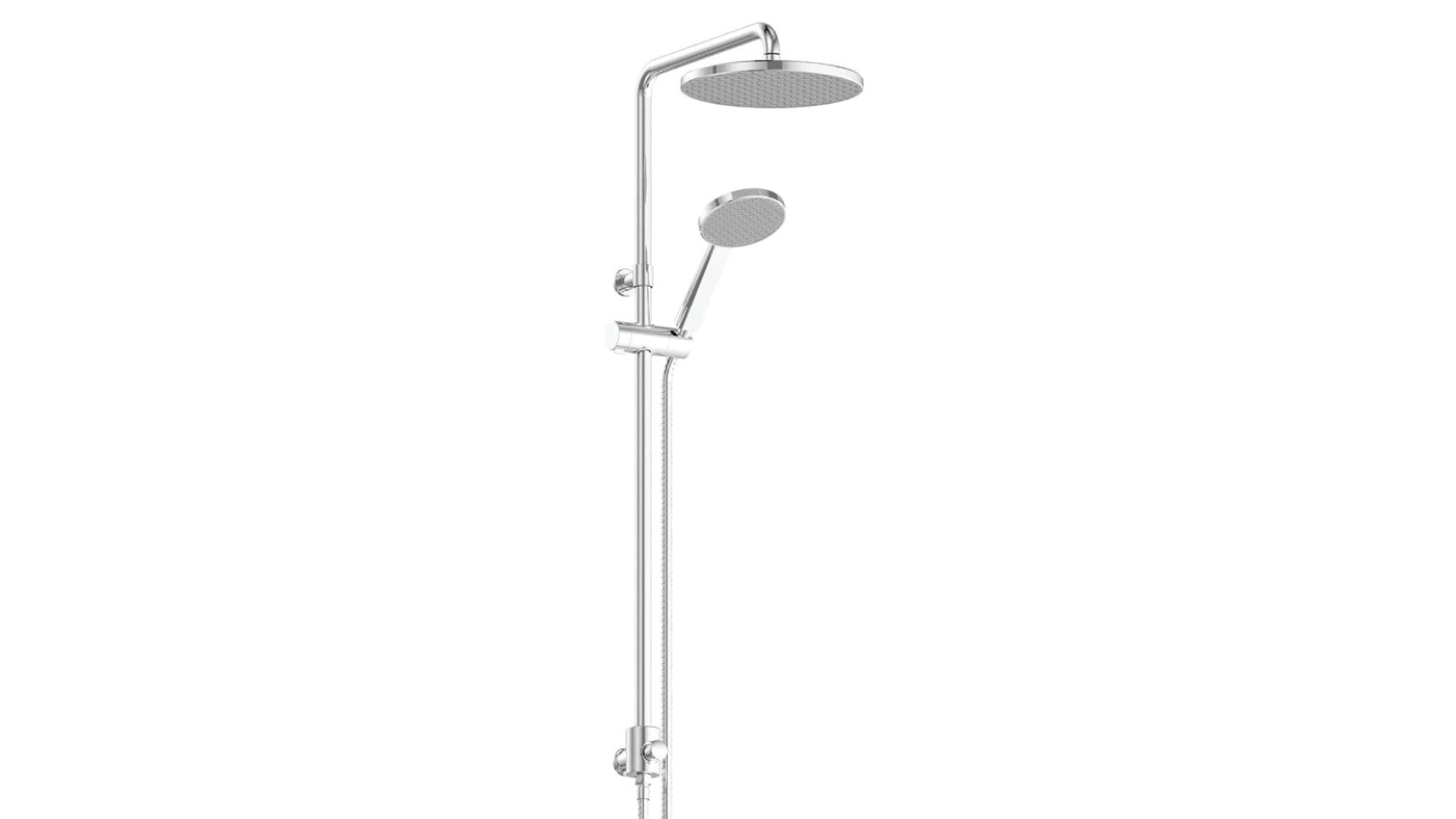Greens Glide RainBoost Twin Rail Shower - Chrome
