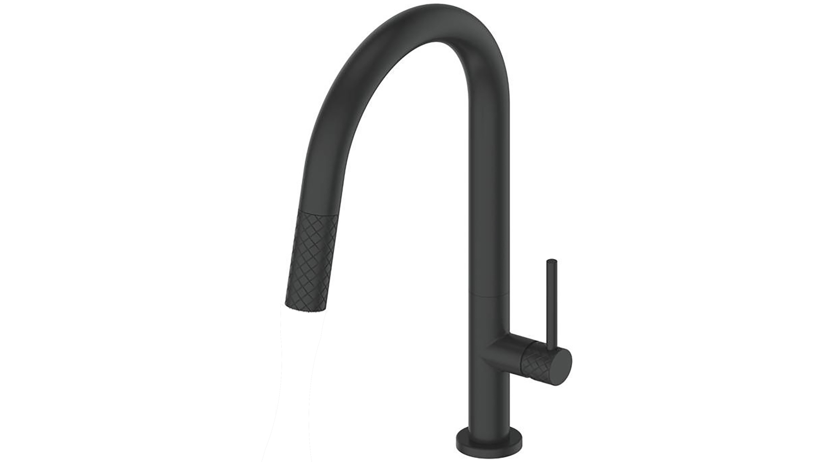 Greens Trance Pull Down Sink Mixer - Matte Black