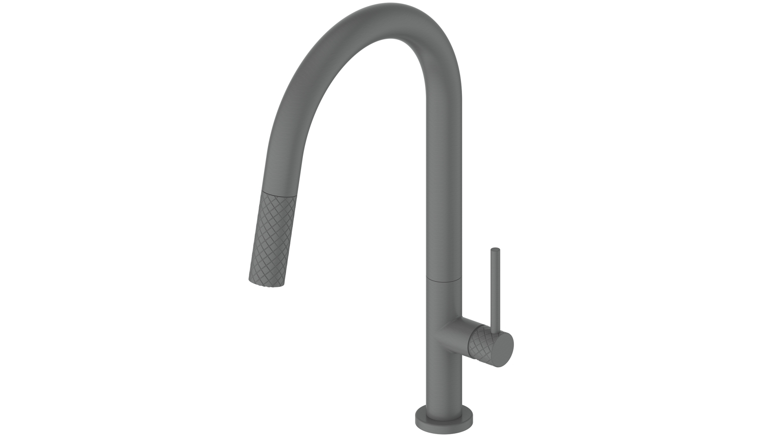 Greens Trance Pull Down Sink Mixer - Gun Metal