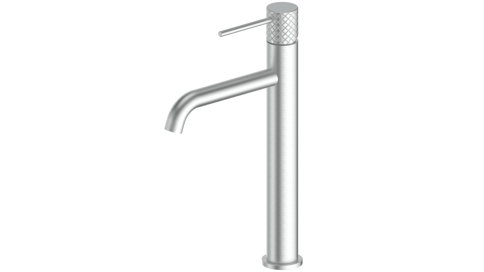Greens Trance Tower Basin Mixer - Brushed Stainless