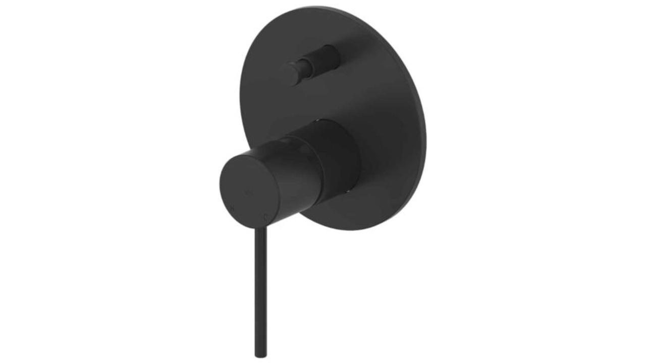 Greens Gisele Shower/Bath Diverter Mixer - Matte Black