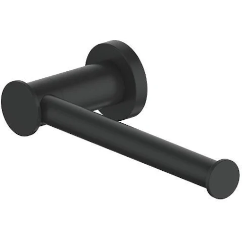 Greens Reason Toilet Roll Holder - Matte Black