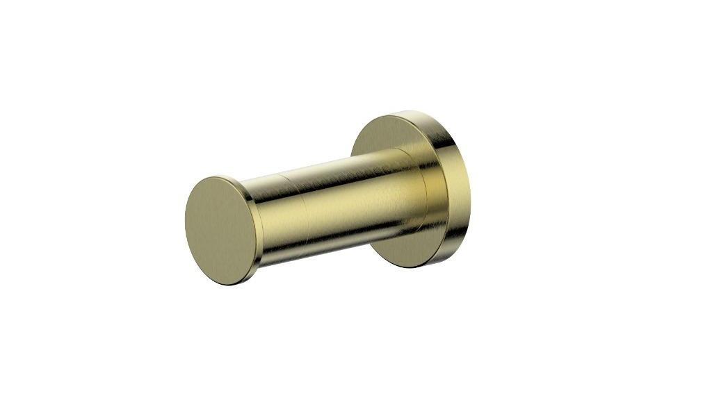 Greens Reason Robe Hook - Brushed Brass