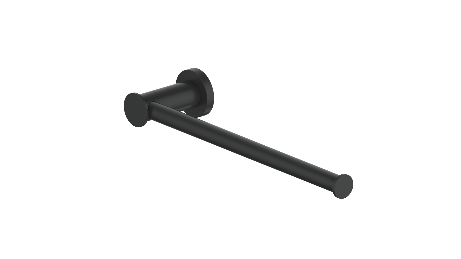 Greens Reason Hand Towel Holder - Matte Black