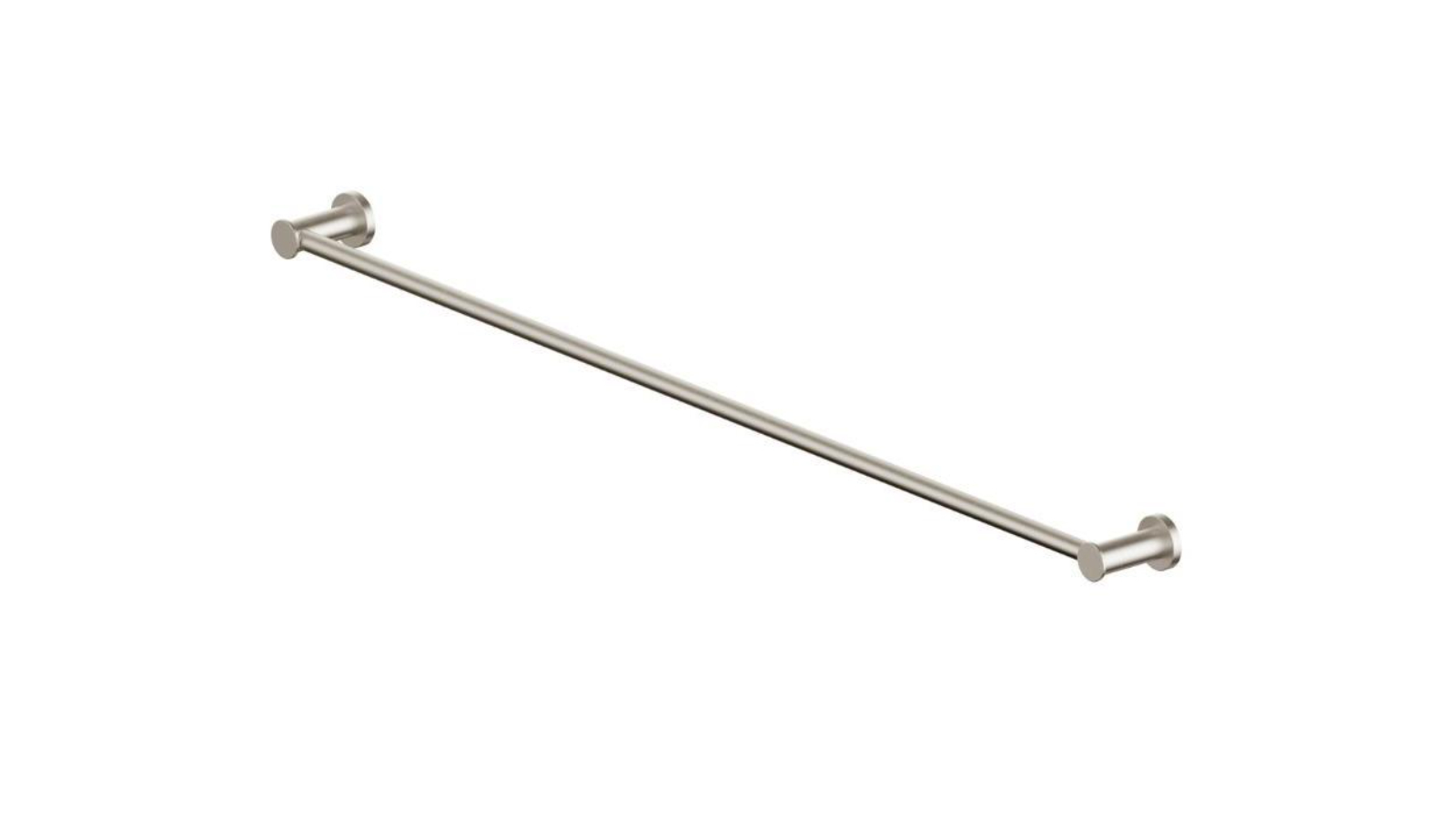Greens Reason Single Towel Rail - Brushed Nickel