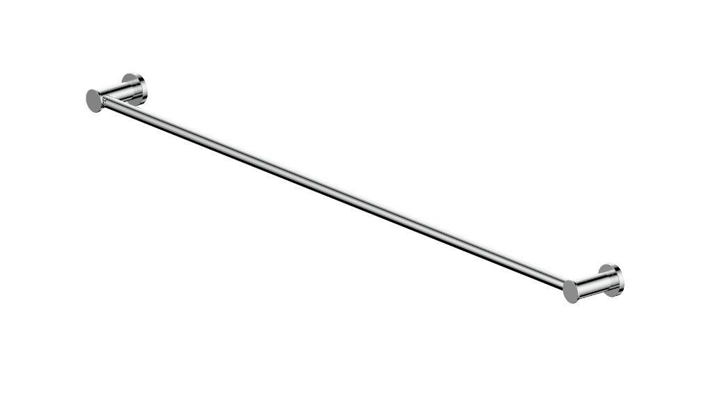 Greens Reason Single Towel Rail - Chrome