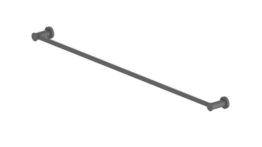 Greens Reason Single Towel Rail - Gunmetal