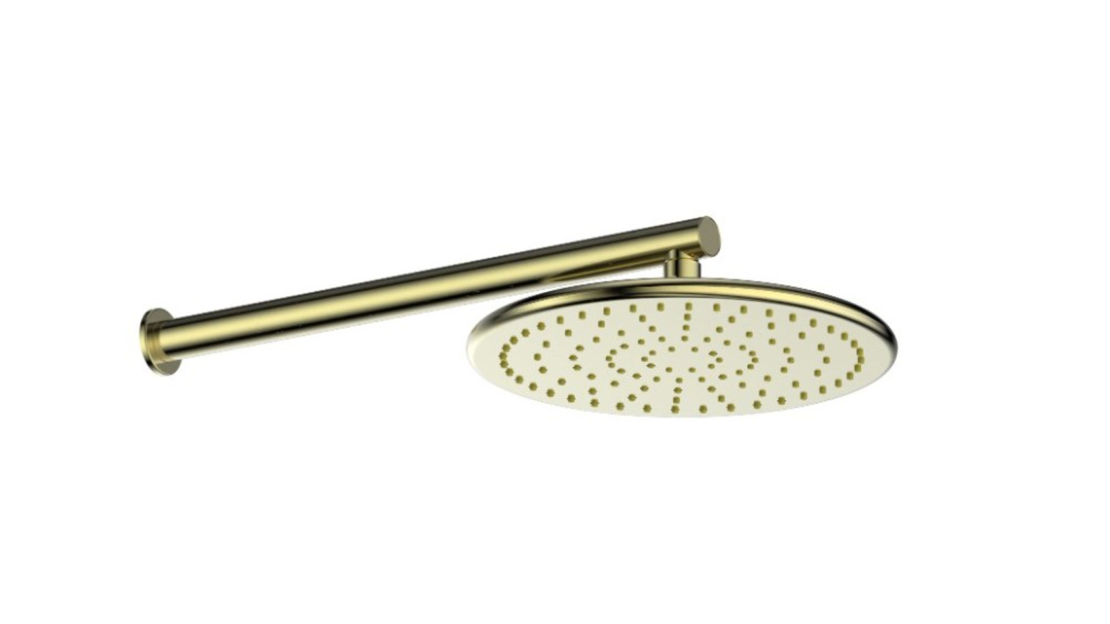 Greens Rocco Wall Shower - Brushed Brass
