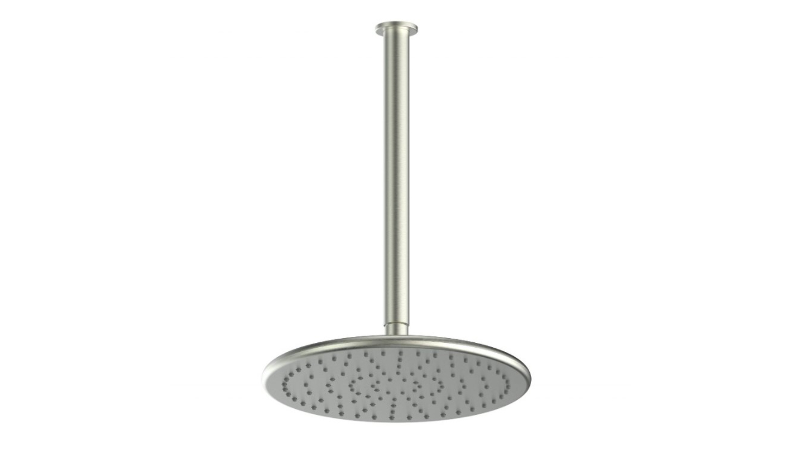 Greens Rocco Ceiling Shower - Brushed Nickel