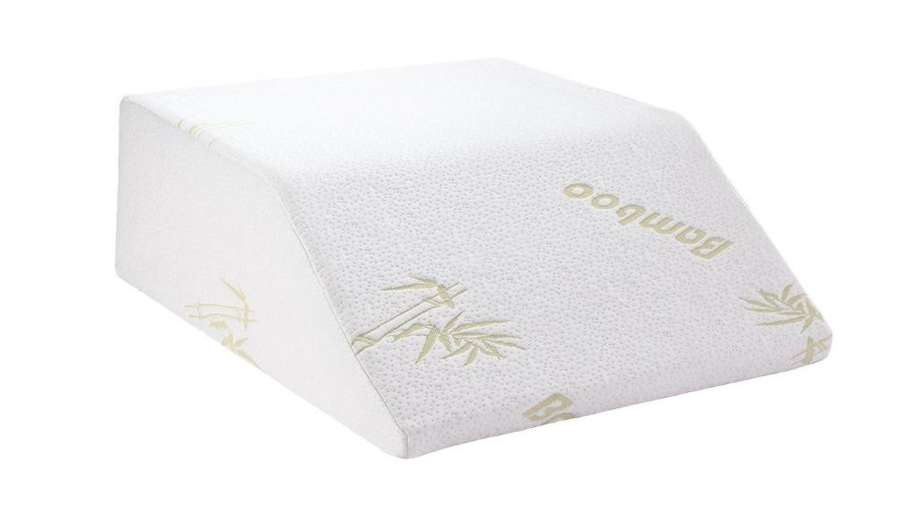 Luxdream Wedge Pillow Cool Gel Memory Foam with Leg Elevation Pillow Back Support Cushion