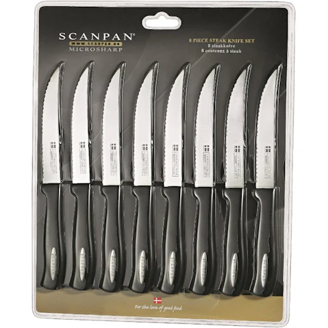 Scanpan Microsharp Steak Knife Set - 8 Pieces