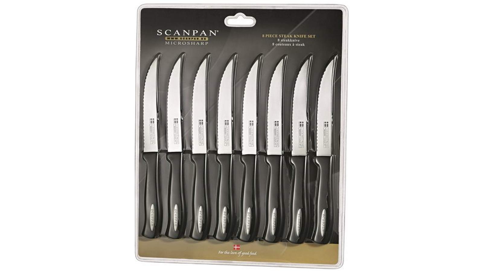 Scanpan Microsharp 8 Piece Steak Knife Set