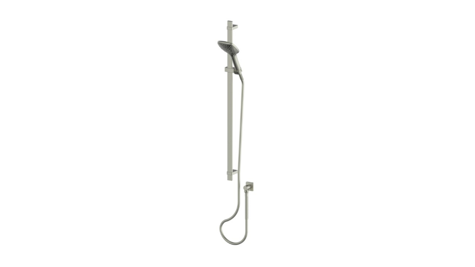 Greens Skyla AirFlo Rail Shower - Brushed Nickel