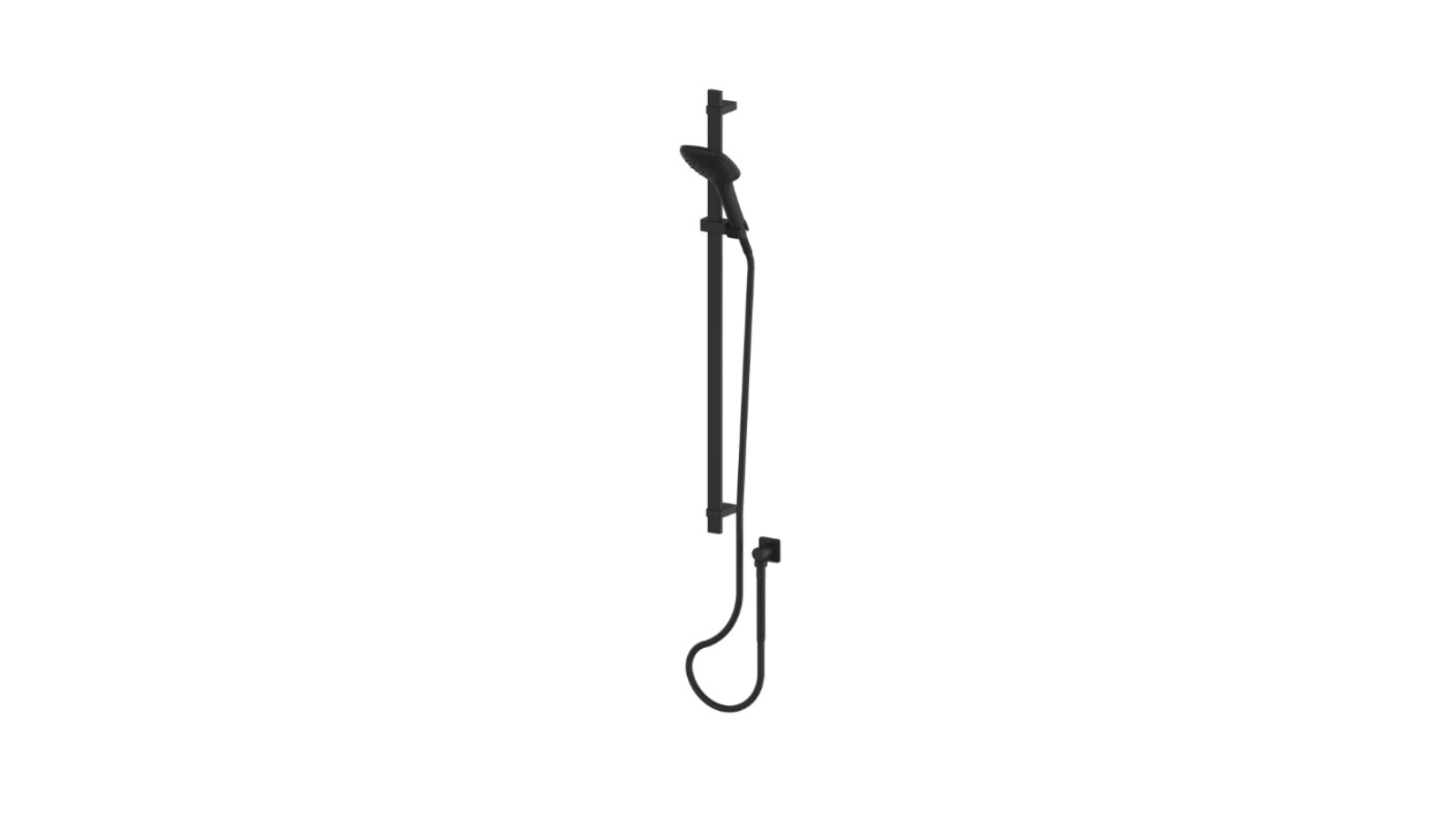 Greens Skyla AirFlo Rail Shower - Matte Black 