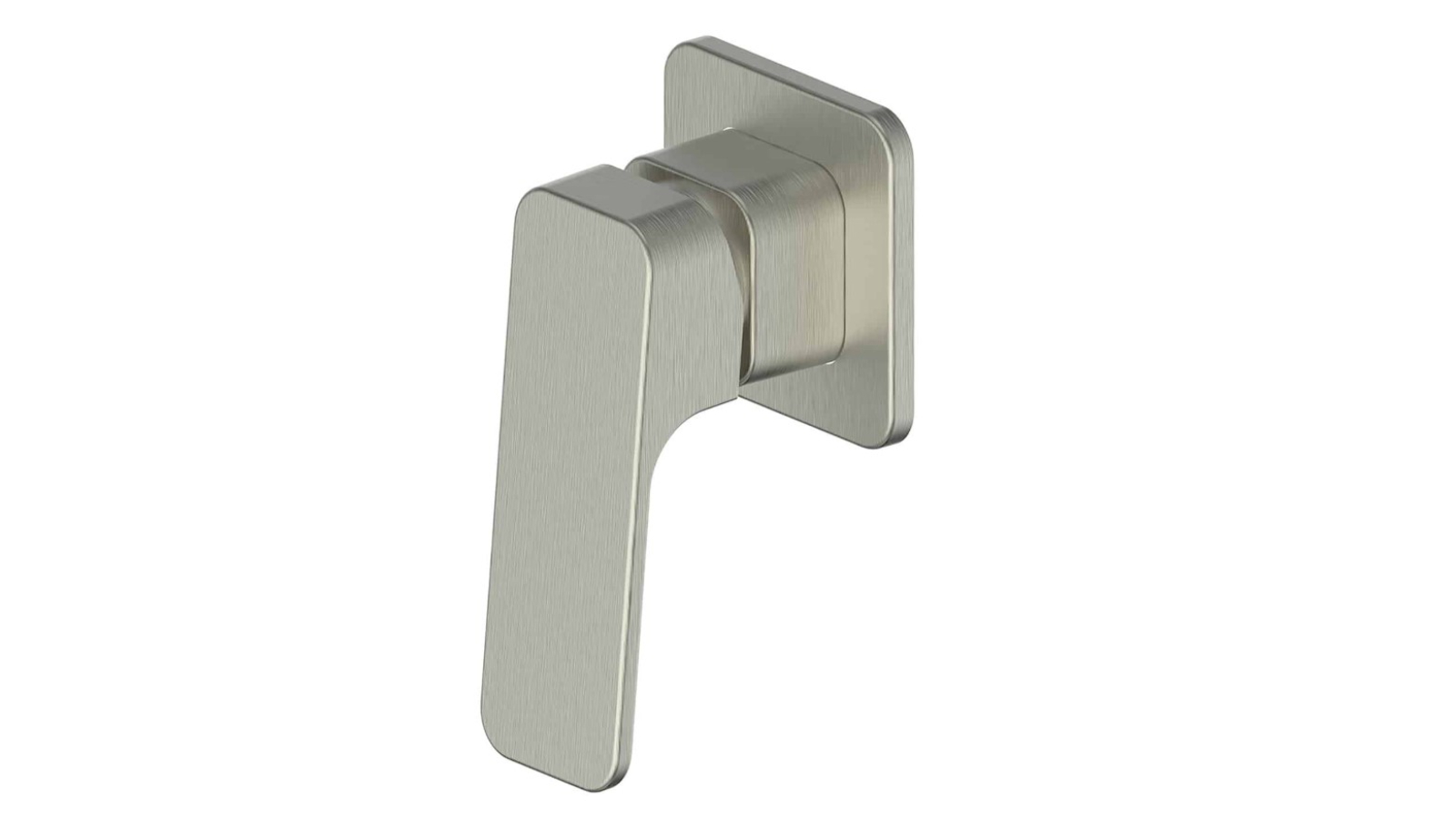 Greens Swept Shower Mixer Trim Set - Brushed Nickel