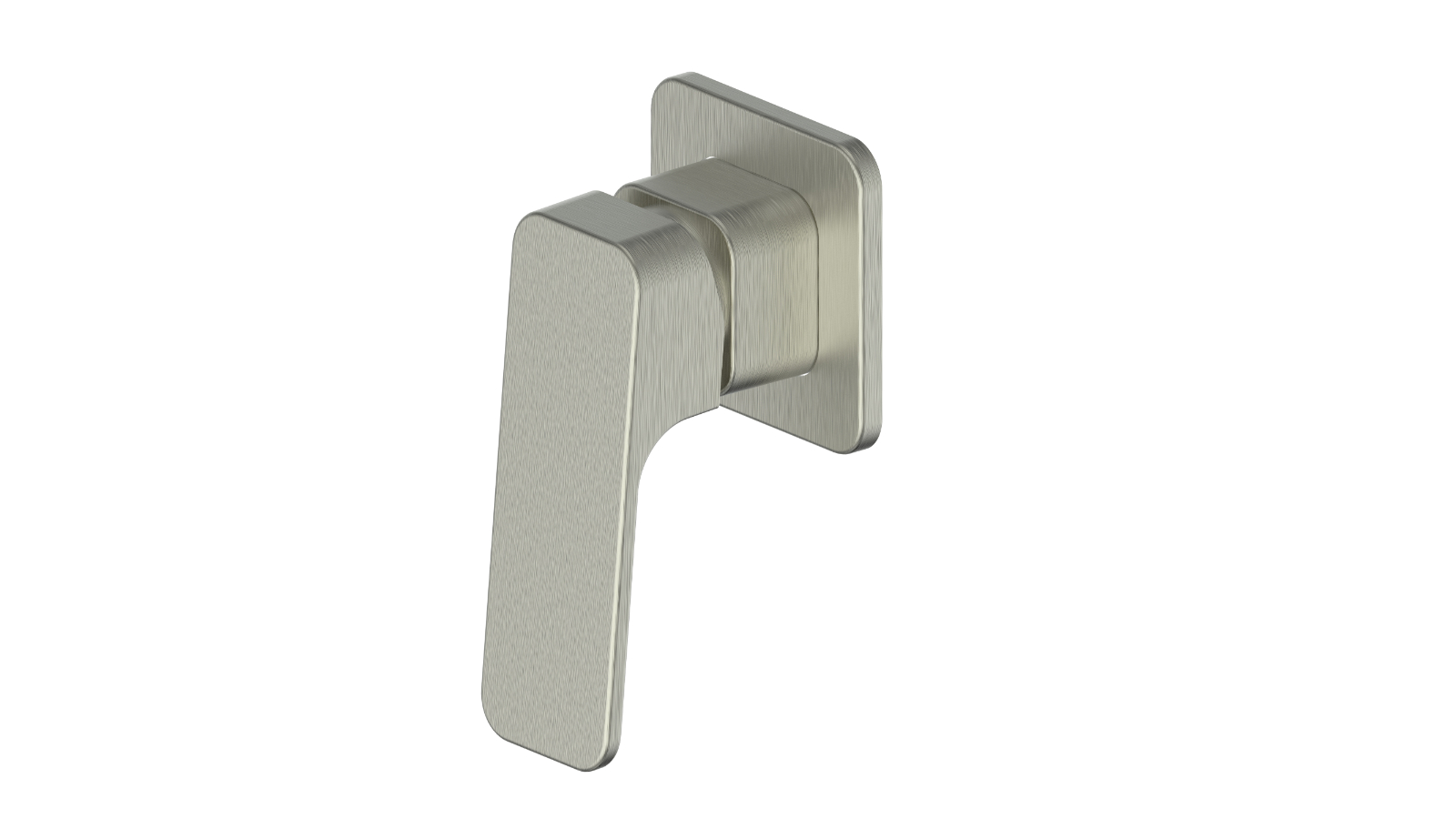 Greens Swept Lead Free Shower Mixer - Brushed Nickel