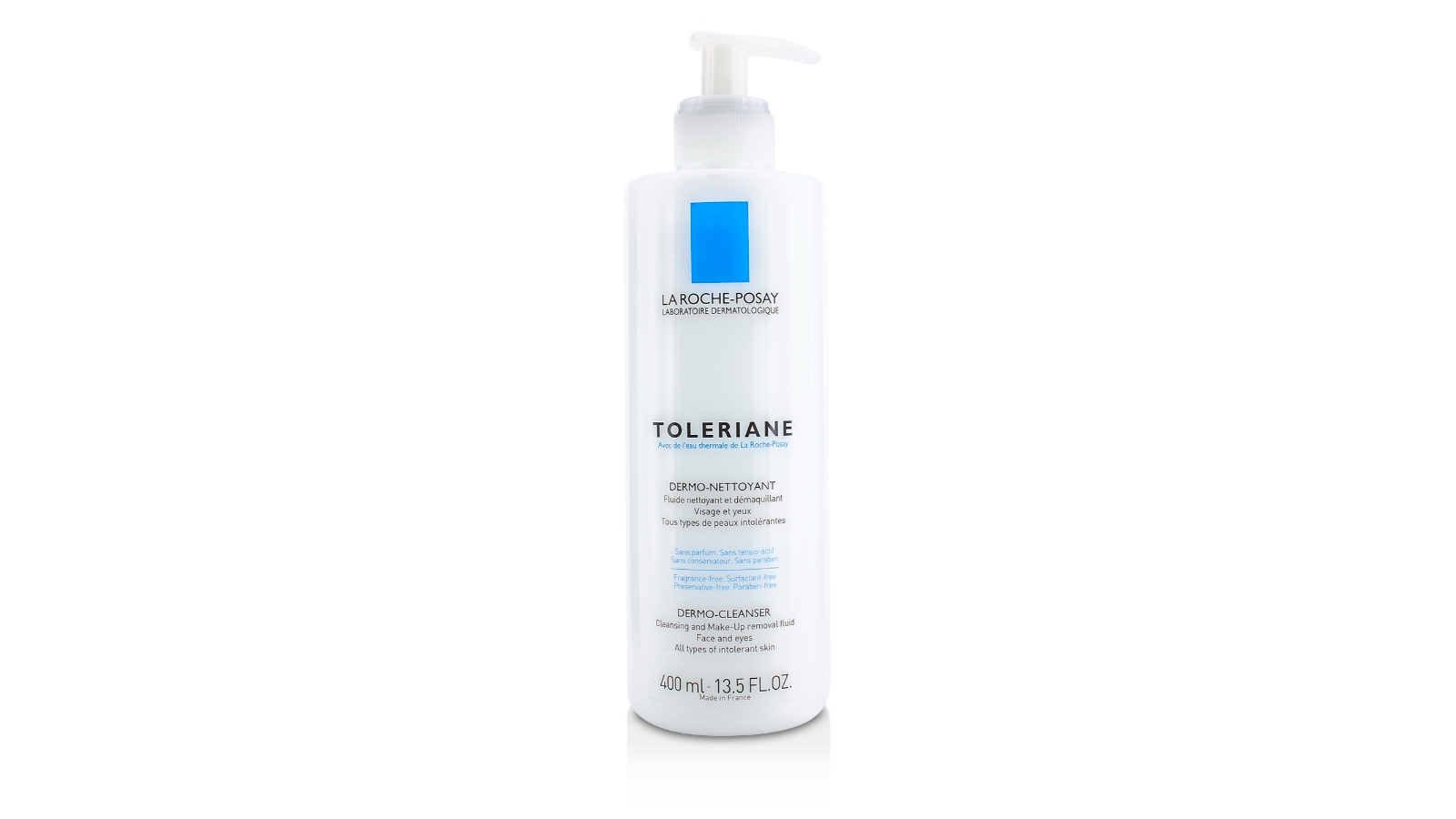 La Roche Posay Toleriane Dermo-Cleanser (Face and Eyes Make-Up Removal Fluid) -400ml/13.5oz