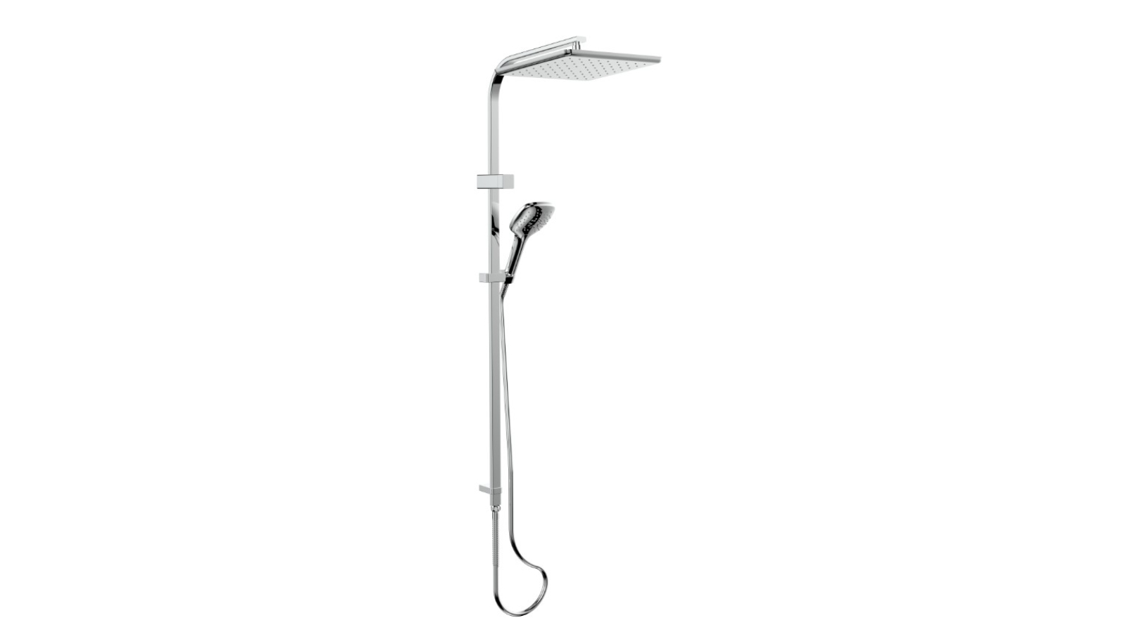 Greens Skyla AirFlo Twin Rail Shower - Chrome 