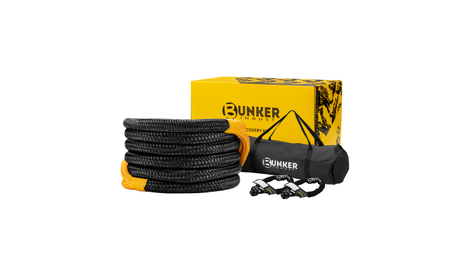 Secure Tech Kinetic Rope Bunker INDUST 8482kg Kinetic Recovery Rope Snatch - 6metre | Harvey Norman