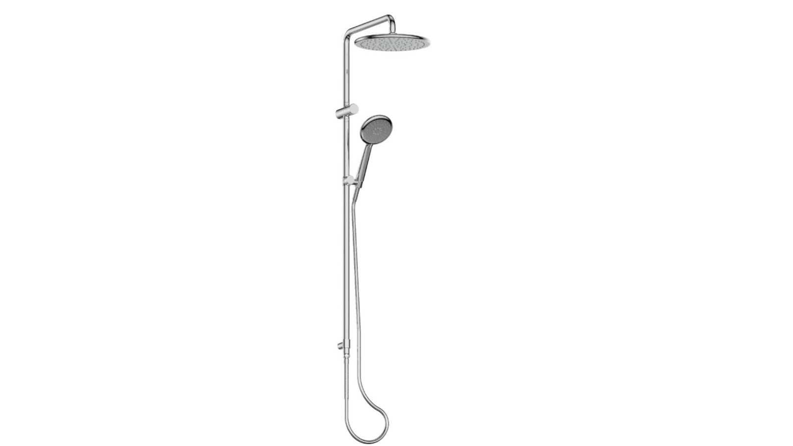 Greens Rocco Twin Rail Shower - Chrome 