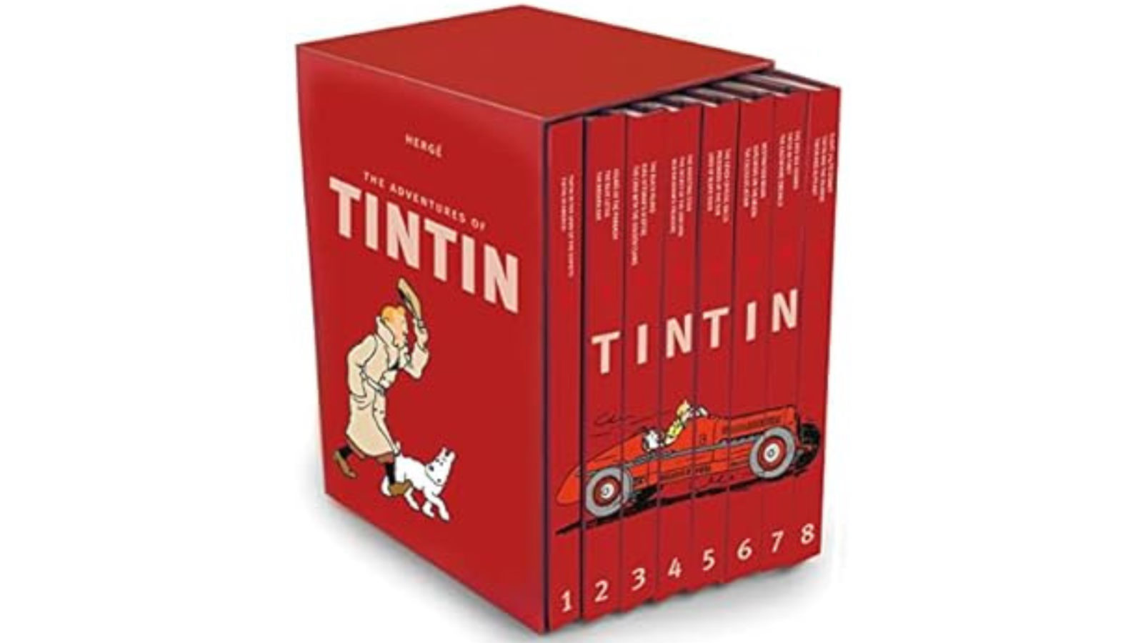 Tintin Collection The Adventures of TinTin Compact Editions 8 Book
