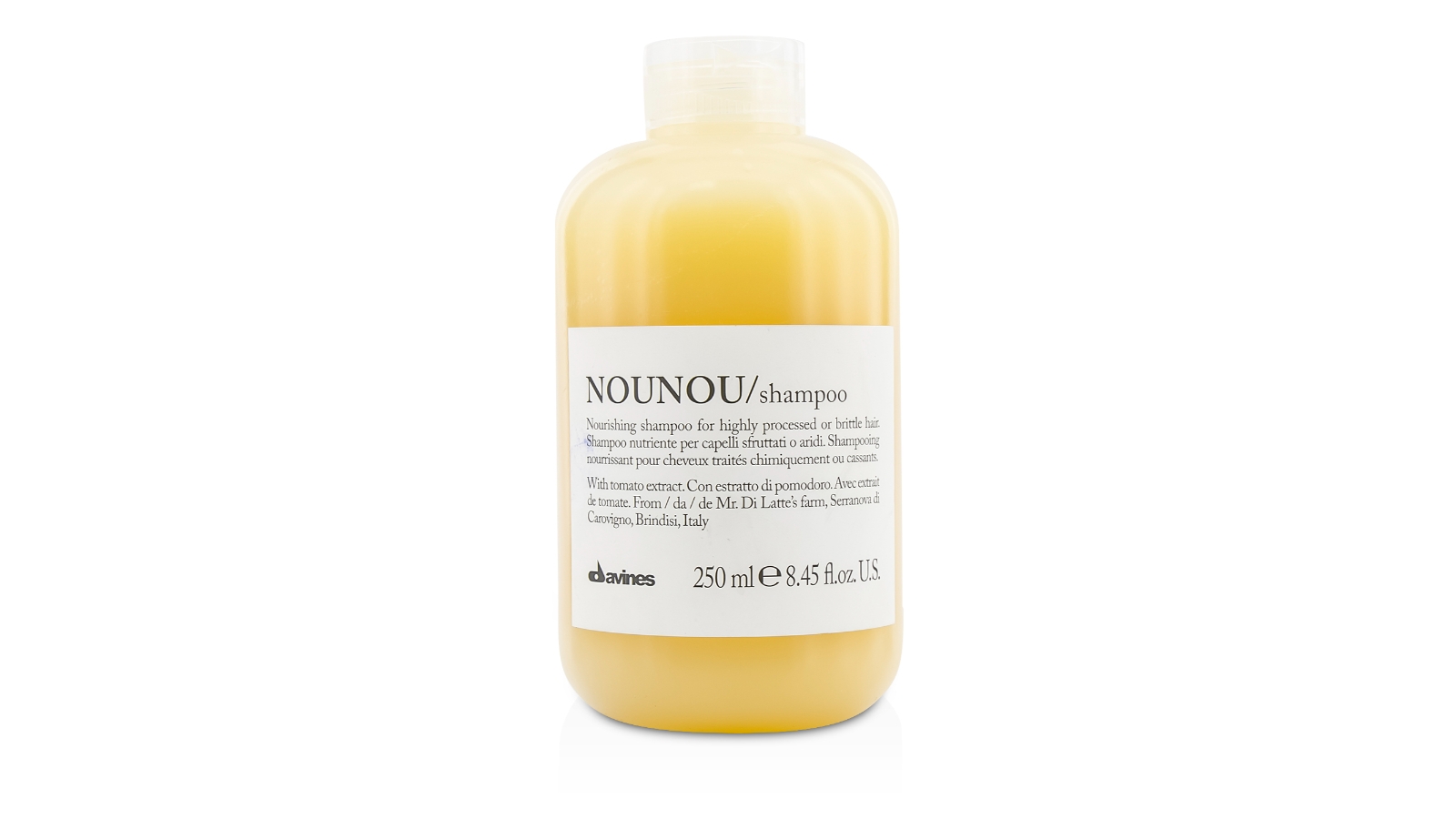 Davines Nounou Nourishing Shampoo (For Highly Processed or Brittle Hair) -250ml/8.45oz