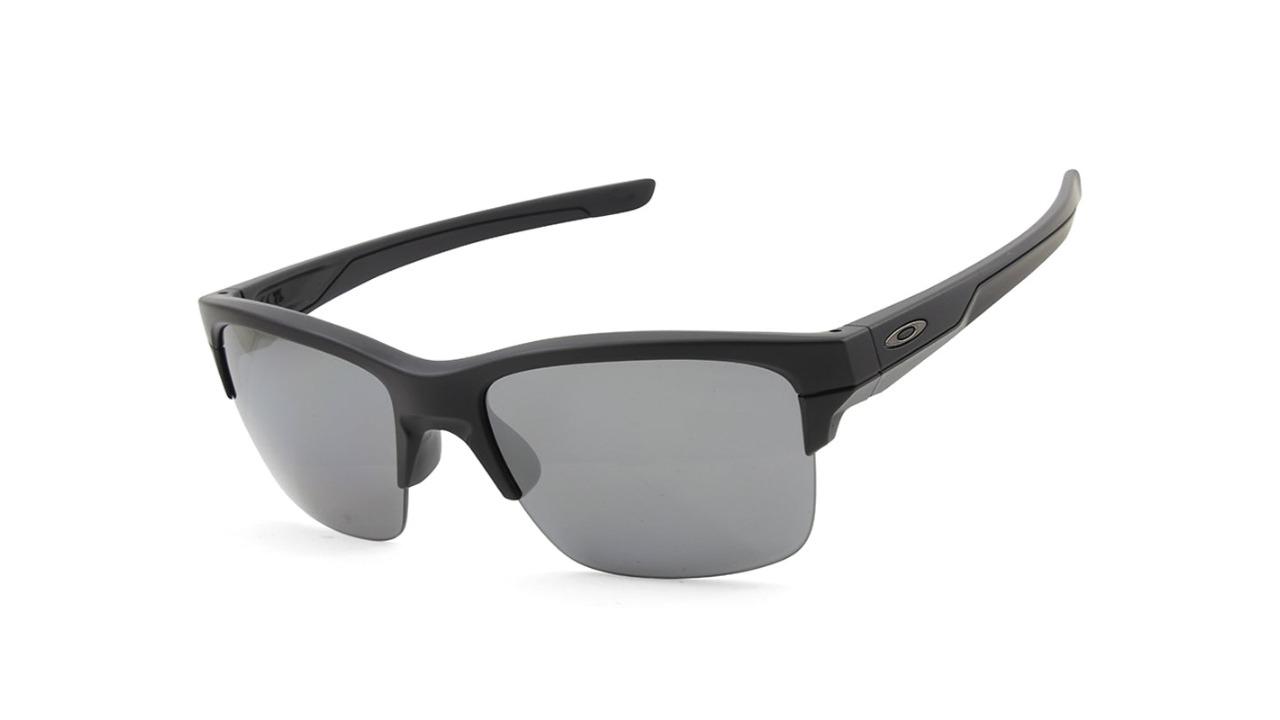 Oakley OO9316-11 Thinlink Iridium Polarised Men's Sunglass - Matte Black/Black