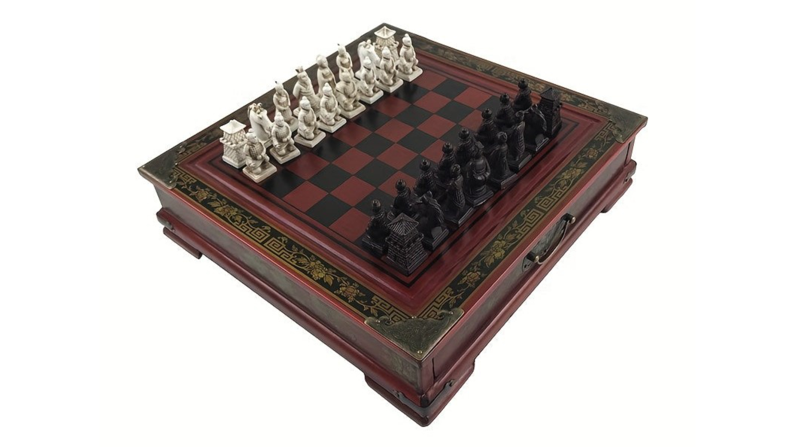 NNEOBA Wooden Table Chess Set