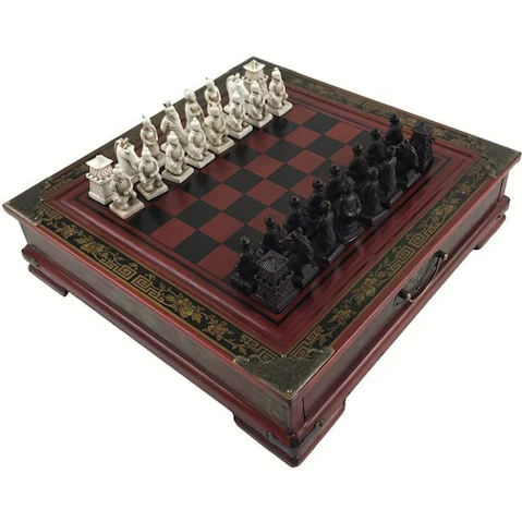 NNEOBA Wooden Table Chess Set