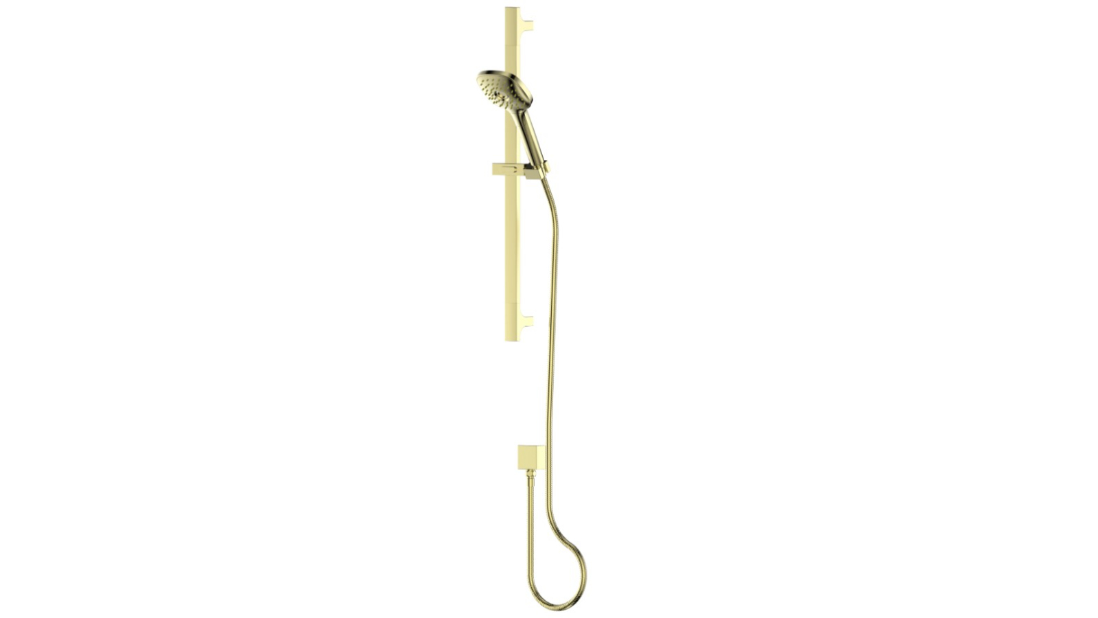 Greens Corban Rail Shower - Brushed Brass