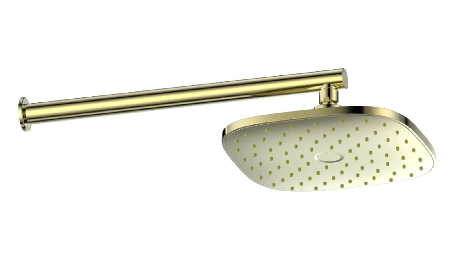 Greens Corban Wall Shower - Brushed Brass