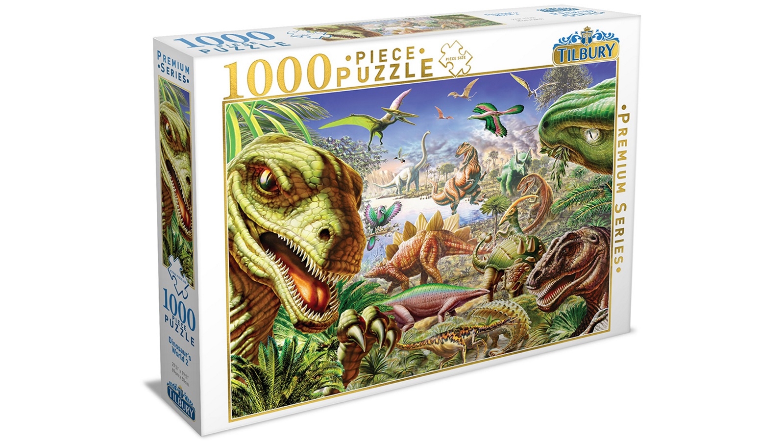 Tilbury 1000 Piece Puzzle - Dinosaur's World 2