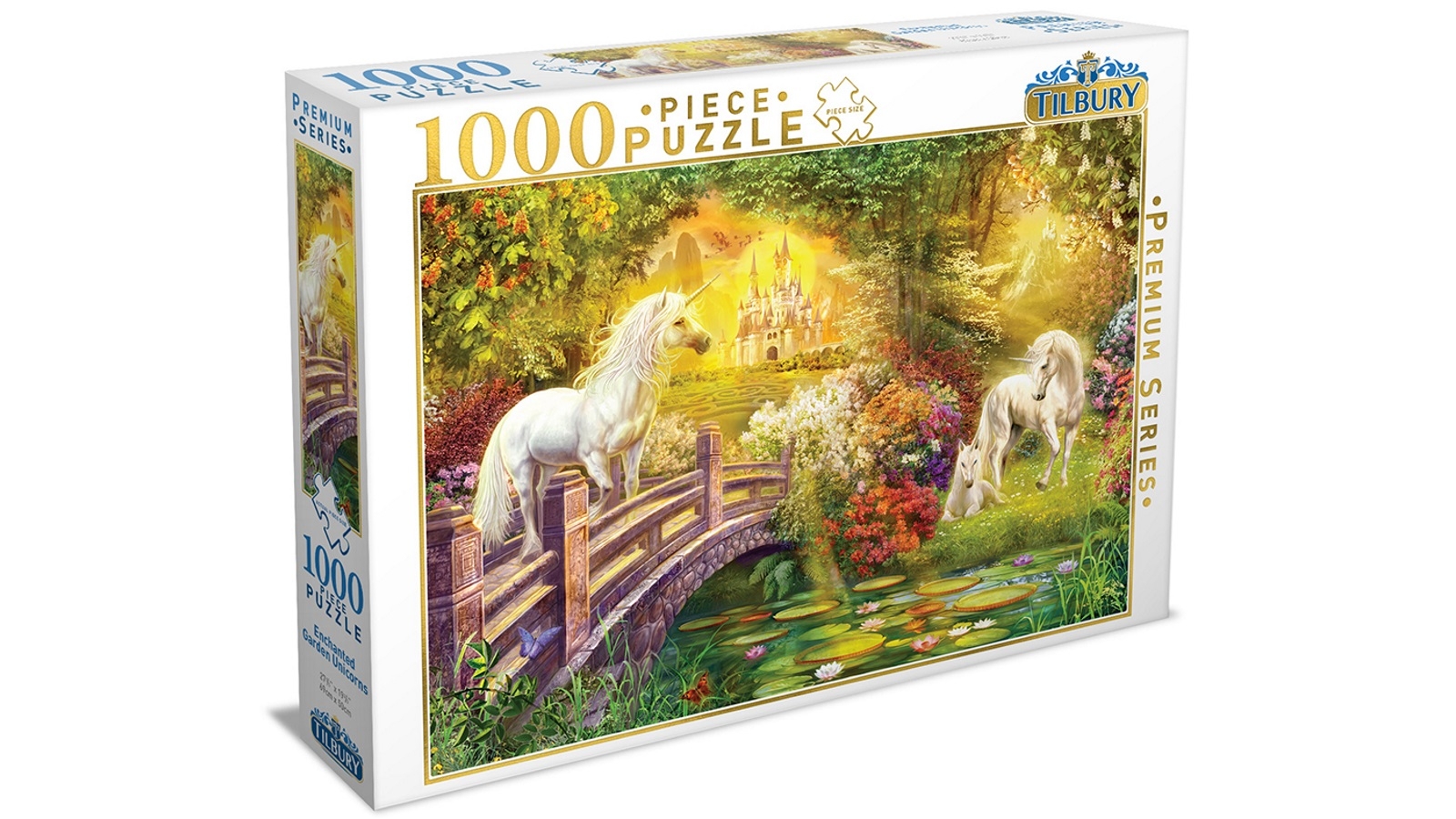 Tilbury 1000 Piece Puzzle - Enchanted Garden Unicorns