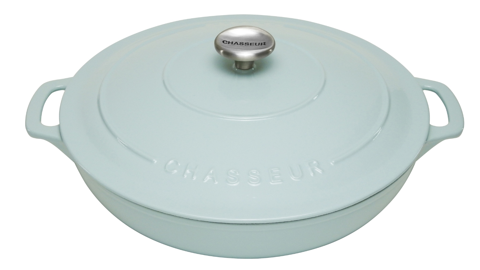 Chasseur 30cm Round Casserole - Duck Egg Blue