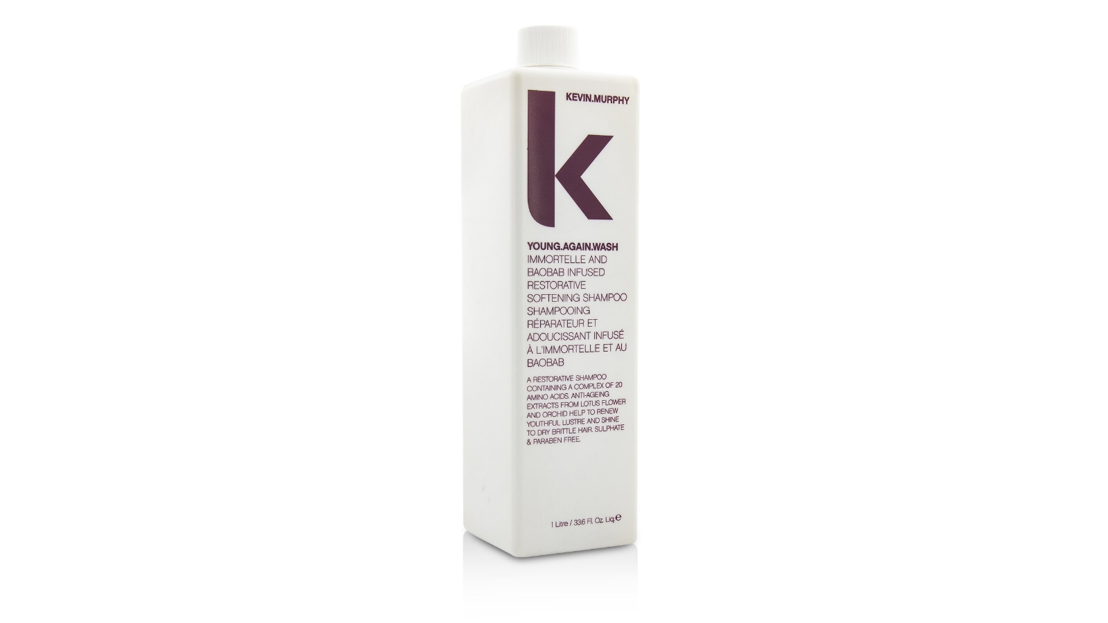 Kevin.Murphy Young.Again.Wash (Immortelle and Baobab Infused Restorative Softening Shampoo - To Dry Brittle Hair) - 1000ml/33.6oz