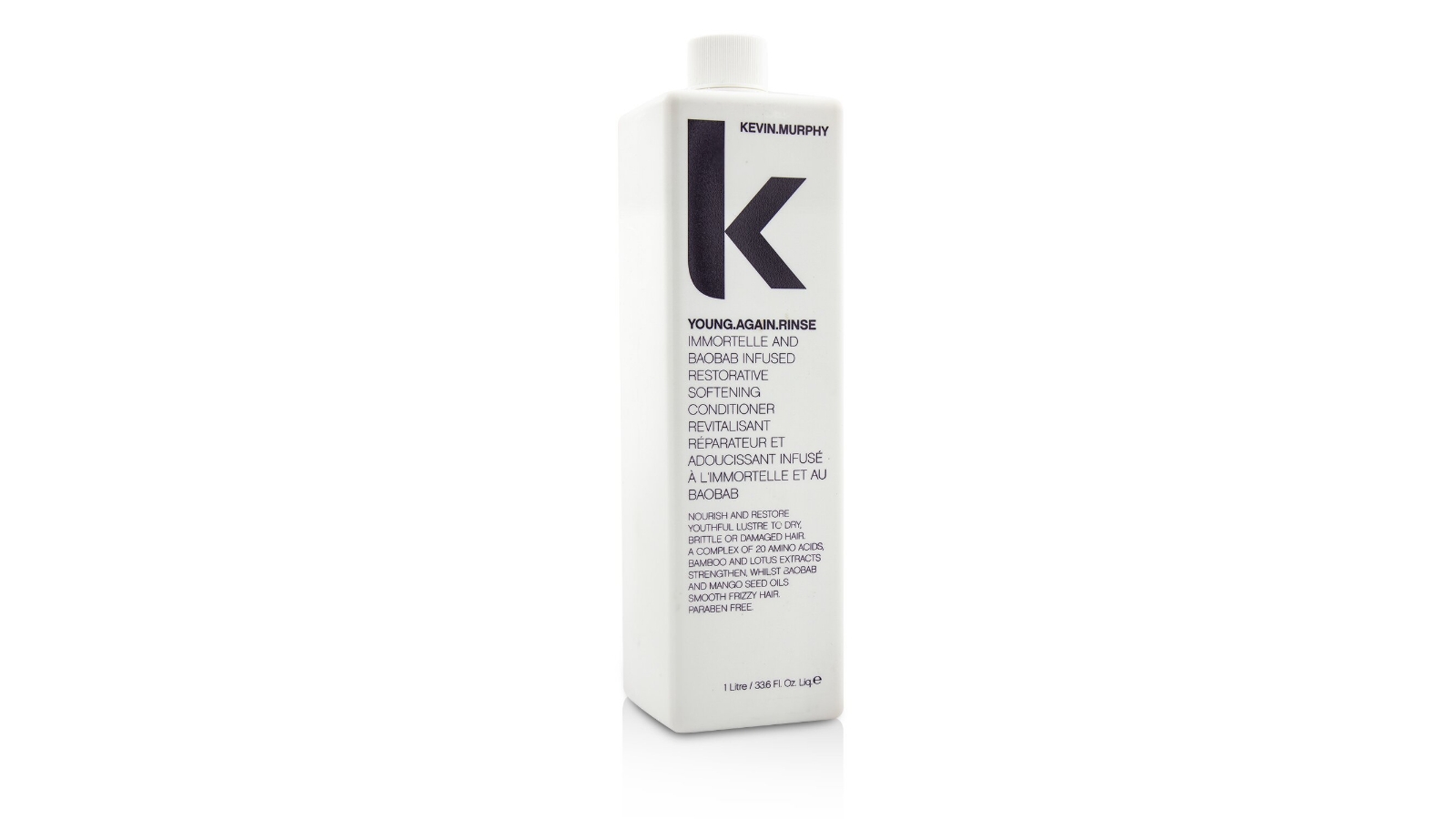 Kevin.Murphy Young.Again.Rinse (Immortelle and Baobab Infused Restorative Softening Conditioner - To Dry, Brittle or Damaged Hair) -1000ml/33.8oz