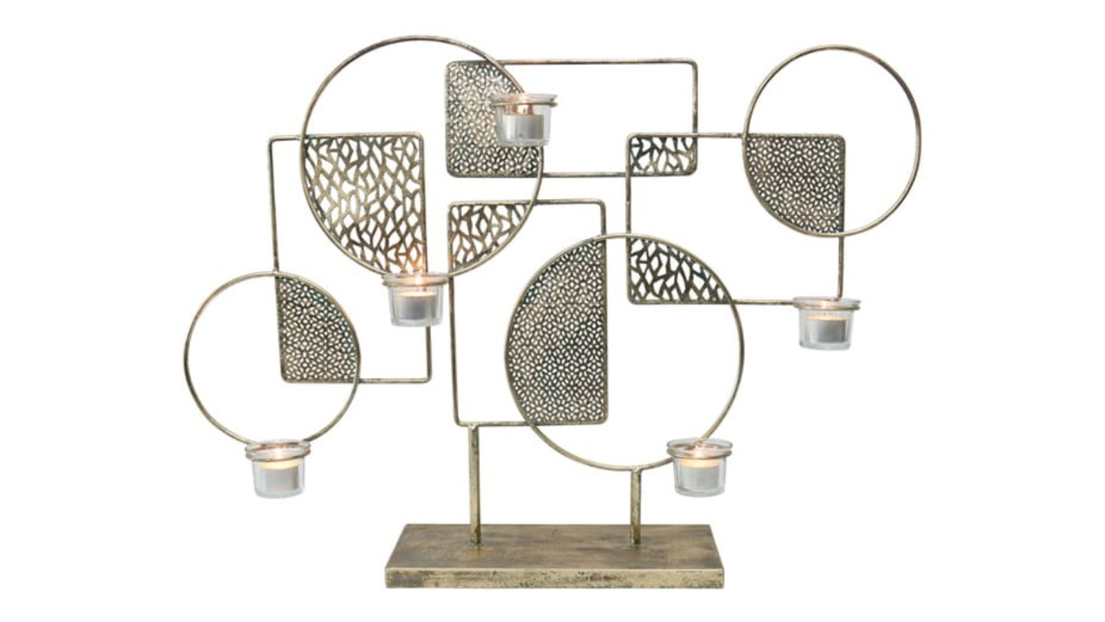 High St. Abstract Hives Statement Candle Holder
