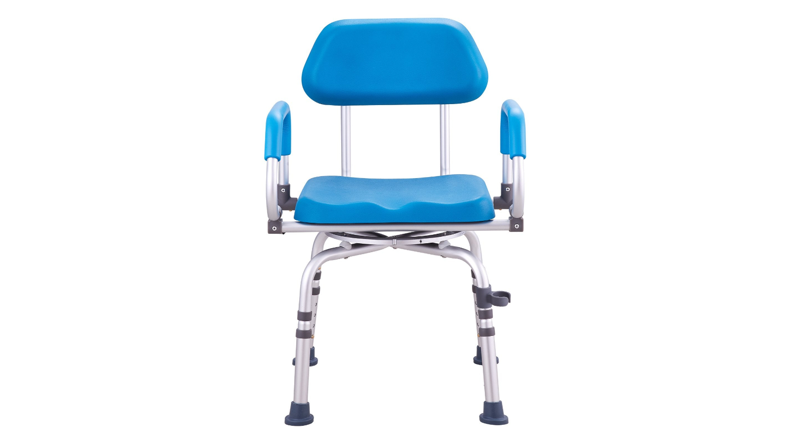 YS Adjustable Swivel Shower Chair with 136kg Capacity