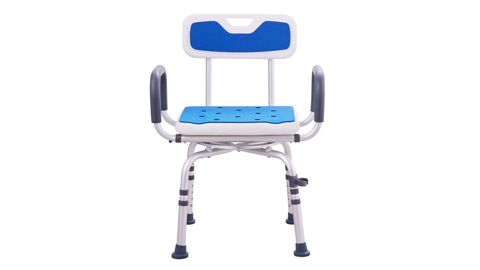 YS Adjustable Swivel Shower Chair with 181.4kg Capacity