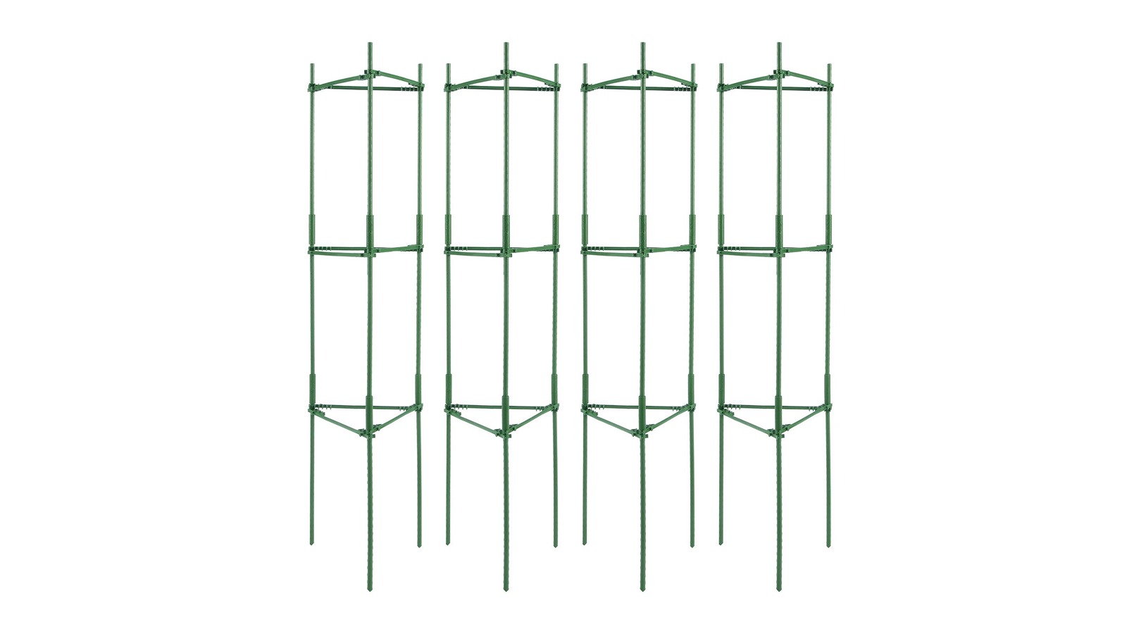 YS Pack of 4 162cm Tomato Cage for Garden