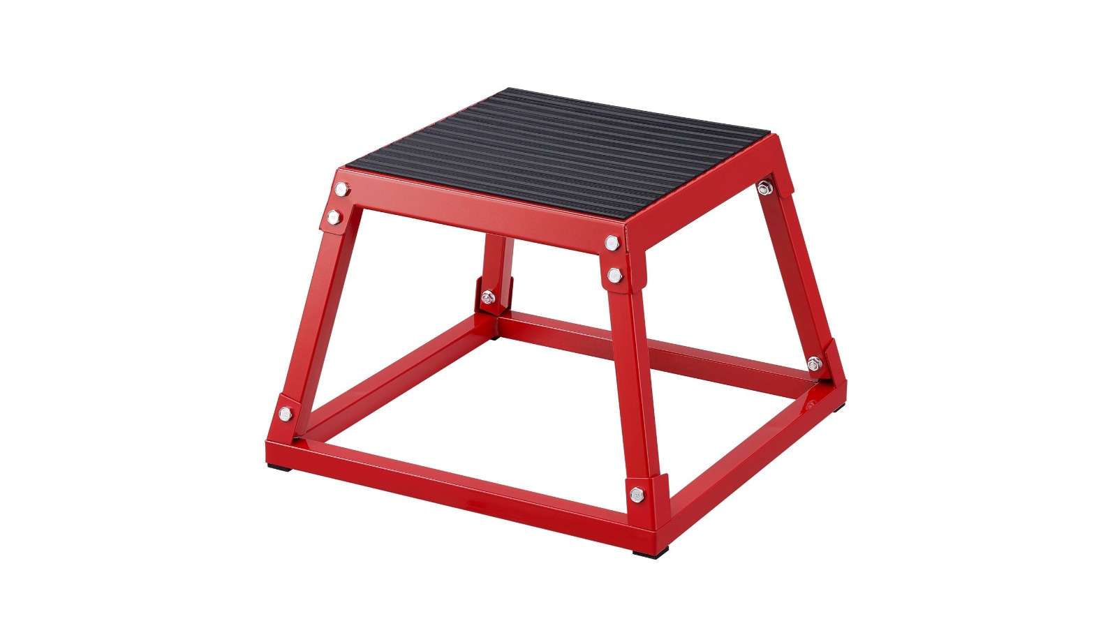 YS 12inch Anti-Slip Plyometric Jump Box - Red