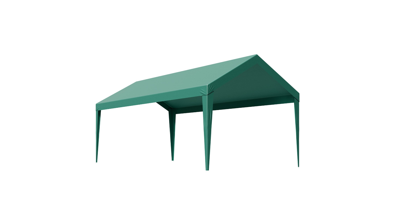 YS 6 x 3m Replacement Canopy for Carport - Dark Green