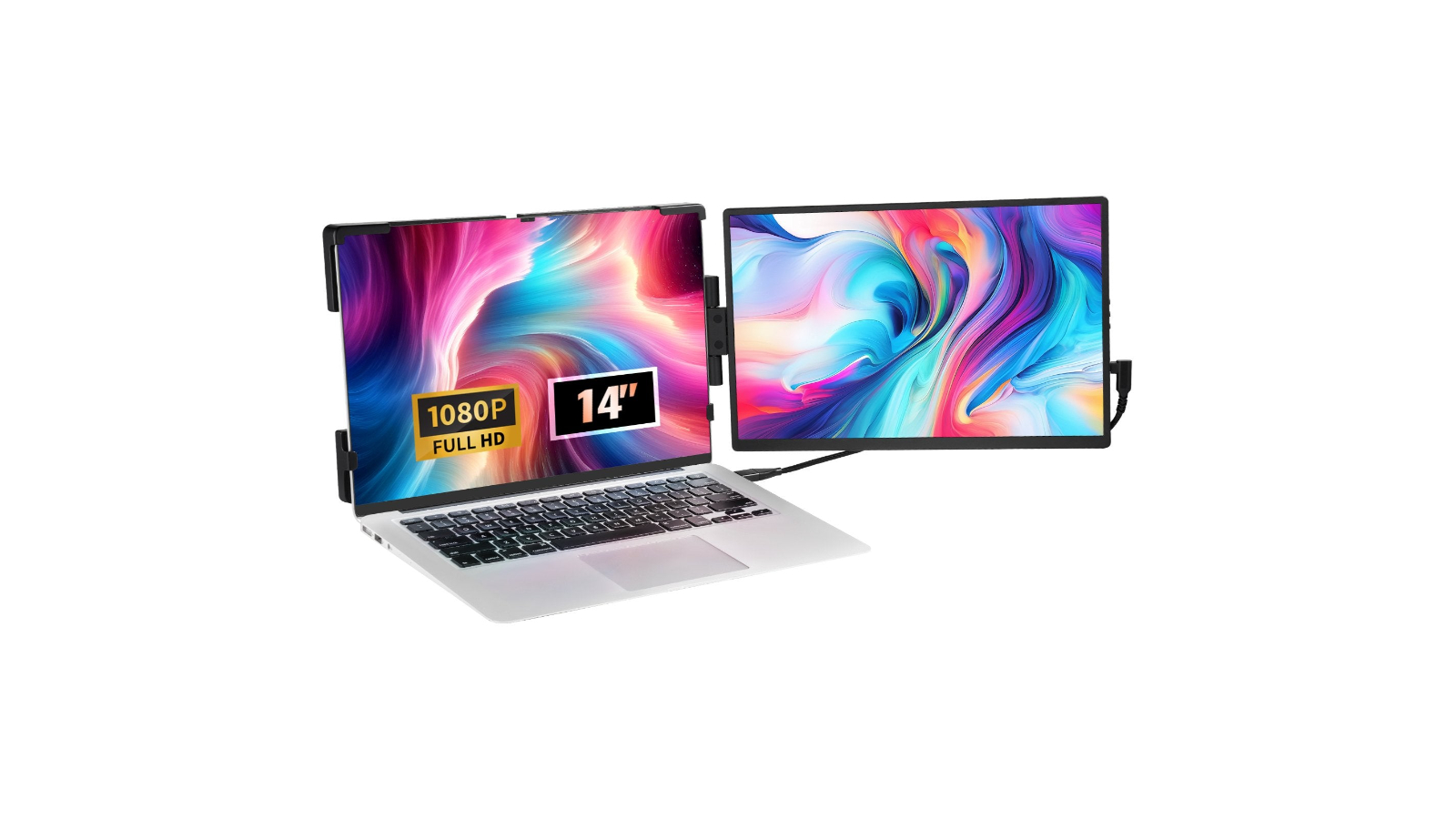 YS 14inch HD 1080P Laptop Screen Extender | Harvey Norman