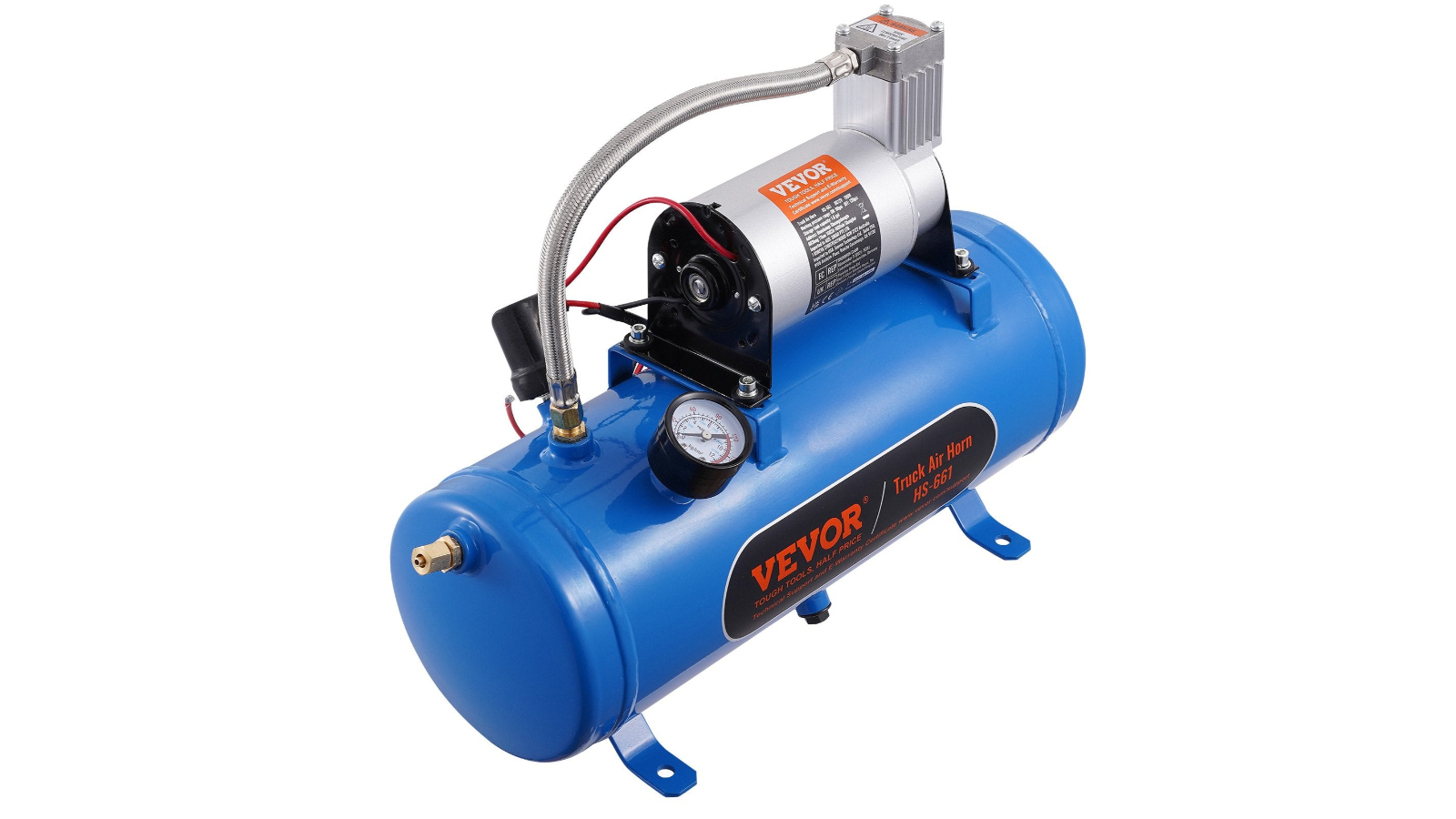 YS 12V Air Compressor with 1.6 Gallon Tank