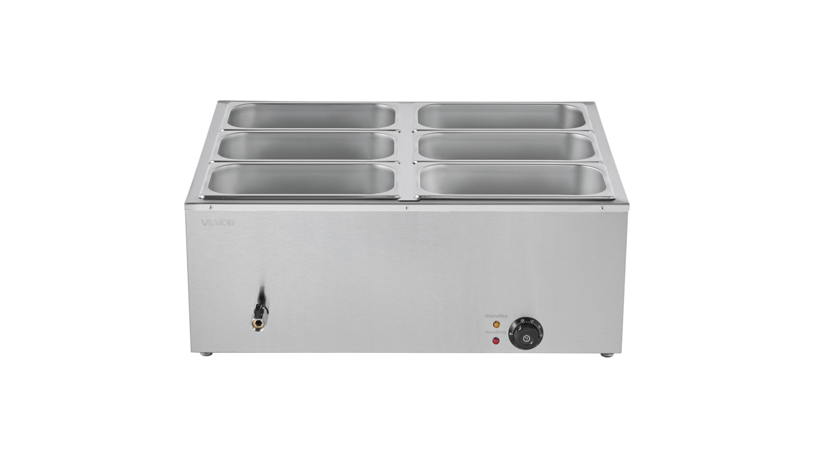 YS 1500W Electric Stainless Steel Commercial Food Warmer