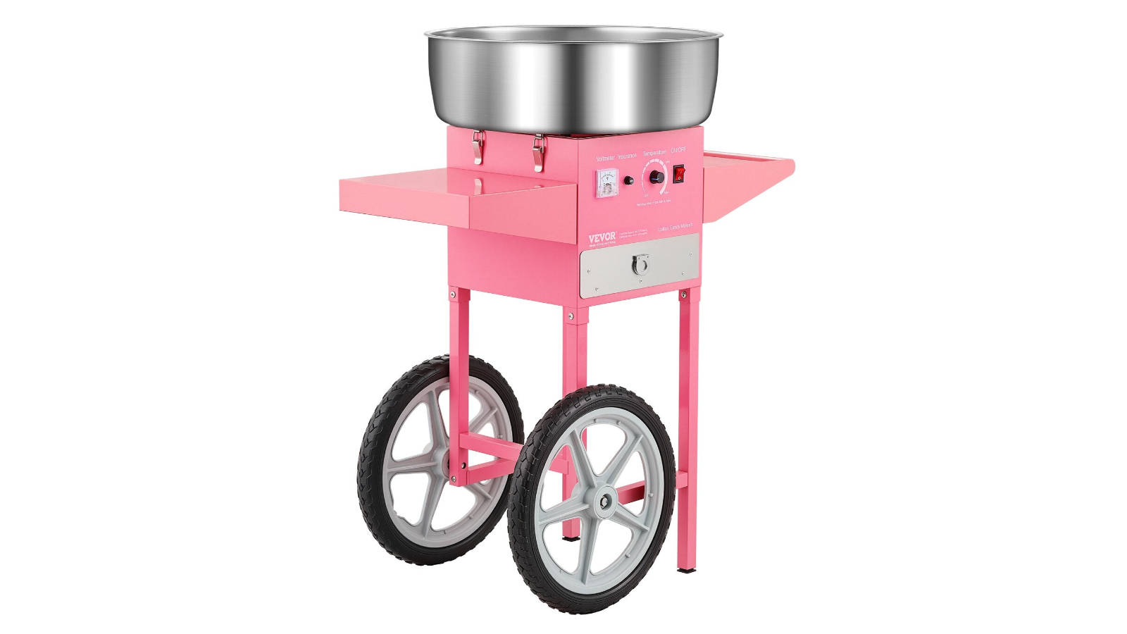 YS 1000W Electric Commercial Cotton Candy Machine with Cart