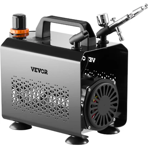 YS Airbrush Kit with 1/6 HP Air Compressor