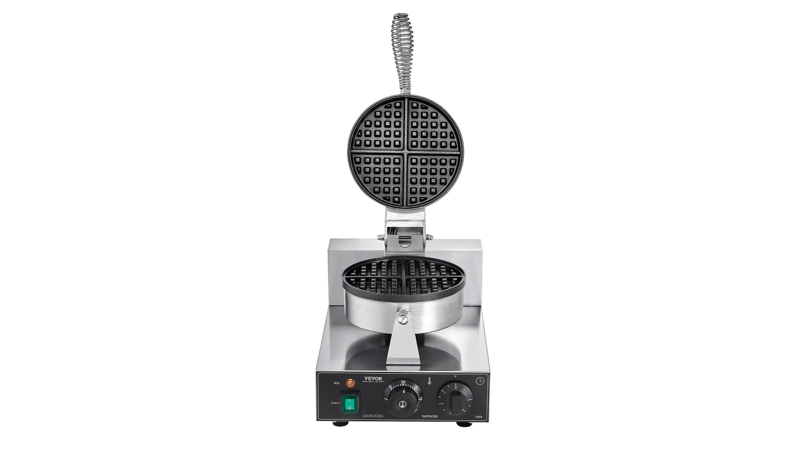 YS 1230W Commercial Round Waffle Maker